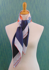 Bold Vintage Silk Scarf